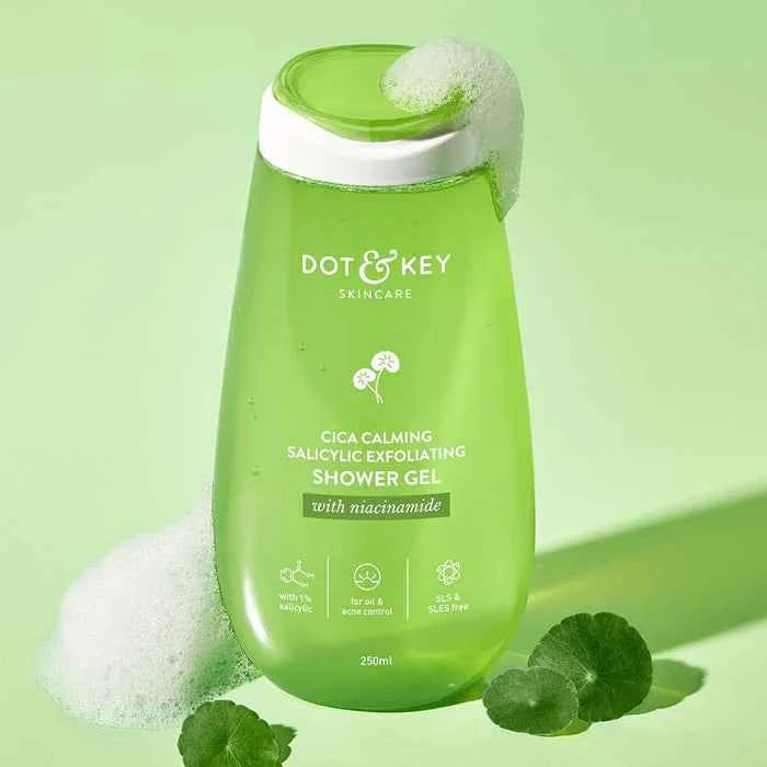 Cica + 1% Salicylic Acid Exfoliating Shower Gel 250ml