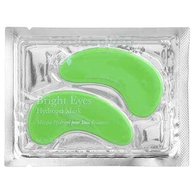 100% PURE, Bright Eyes, Hydrogel Eye Mask, 1 Pair, 0.28 oz - Asian Beauty