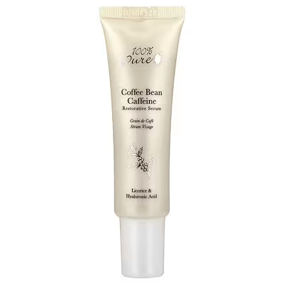 100% PURE, Coffee Bean Caffeine Restorative Serum, 1 fl oz (30 ml)