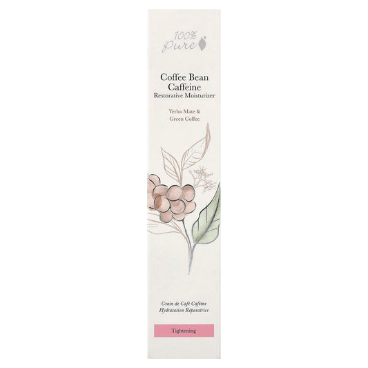 100% PURE, Coffee Bean Caffeine Restorative Moisturizer, 1.4 fl oz (40 ml)