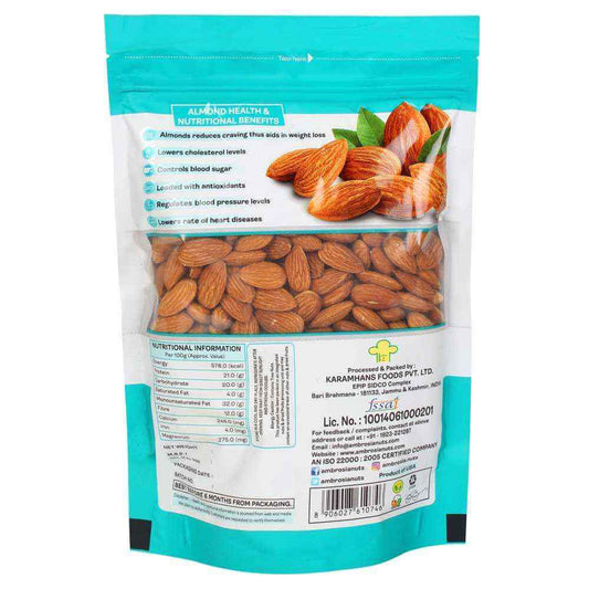 Premium California Whole Almonds 500g