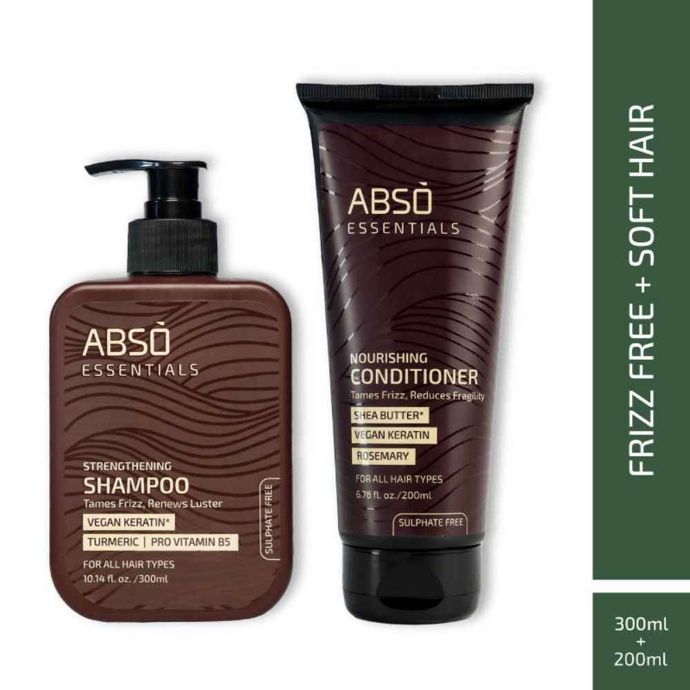 ABSO Essentials Hair Care Kit - Shampoo + Conditioner (500ml)