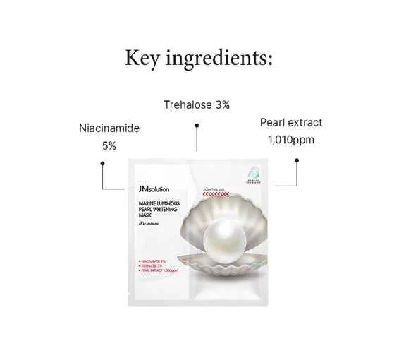 JMsolution Marine Luminous Pearl Whitening Mask Premium