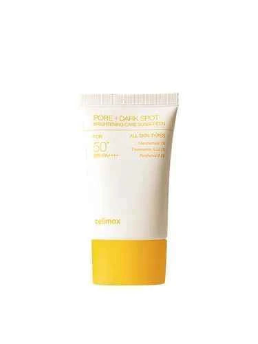 CELIMAX Pore + Dark Spot Brightening Care Sunscreen SPF50+ PA++++ (50ml) | 4-in-1 Skin Perfecting Care | UV Protection + Brightening + Hydration + Pore Care