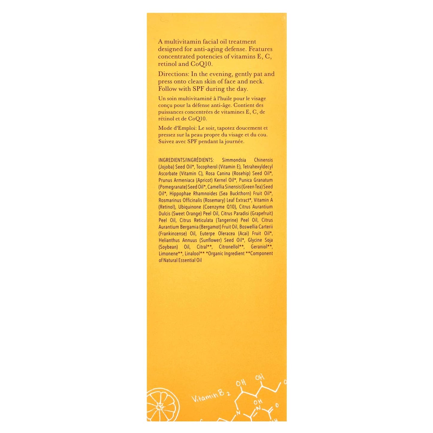 100% PURE, Multi-Vitamin + Antioxidants PM Facial Oil, 1 fl oz (30 ml)