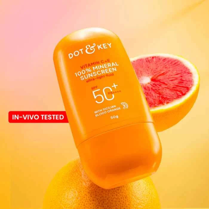 Vitamin C + E 100% Mineral Sunscreen SPF 50+ PA++++