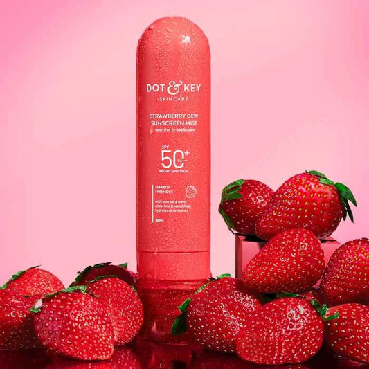 Strawberry Sunscreen Face Mist In-Vivo Tested SPF 50+ PA+++ 80ml