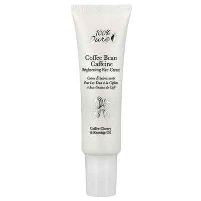 100% PURE, Coffee Bean Caffeine Brightening Eye Cream, 1 fl oz (30 ml) - Asian Beauty