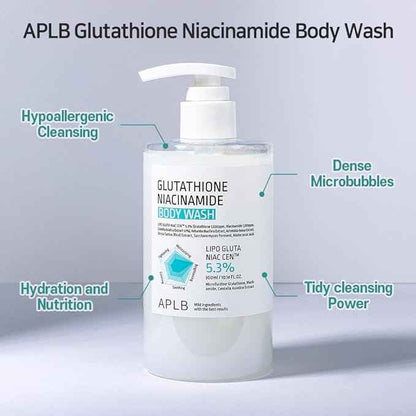 APLB Glutathione Niacinamide Body Wash | LIPO GLUTA NIAC CEN™ 5.3% 10.14 FL.OZ