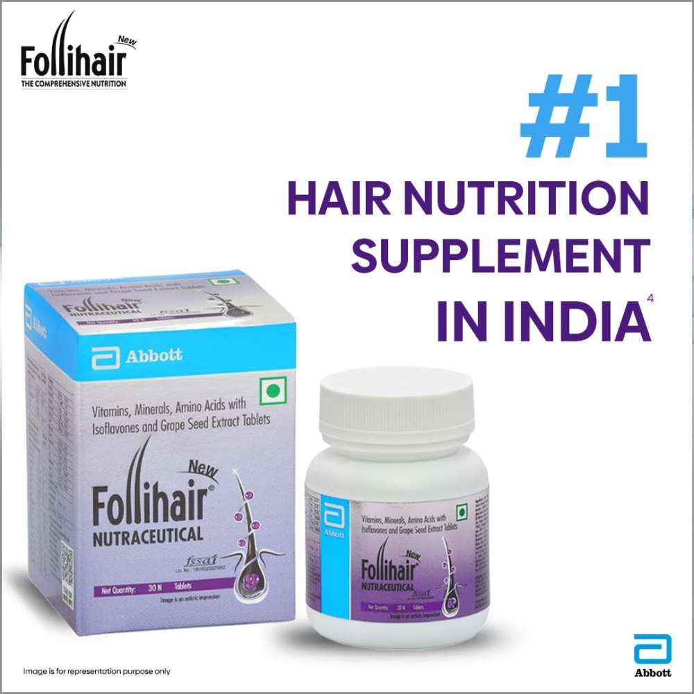 Follihair New Vitamin Tablets Twin Pack 30x2