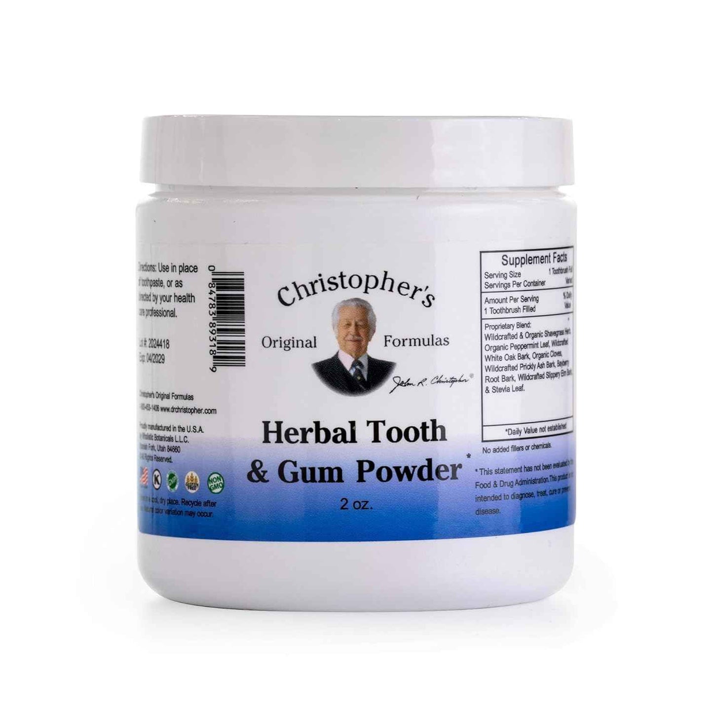 Christopher's Original Formulas, Herbal Tooth & Gum Powder, 2 oz - Asian Beauty