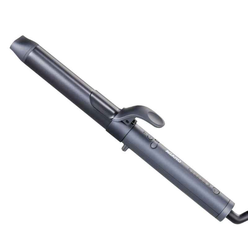 AGARO Prima Rotating Hair Curler with 32mm Ceramic Barrel, Easy Curling for Women, Black (1 pc)