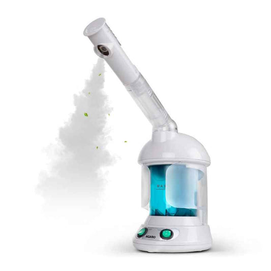 AGARO Prima Facial Steamer 2-in-1 Hair & Face Steamer with UV Ozone for Natural Hair Care (1 pc)