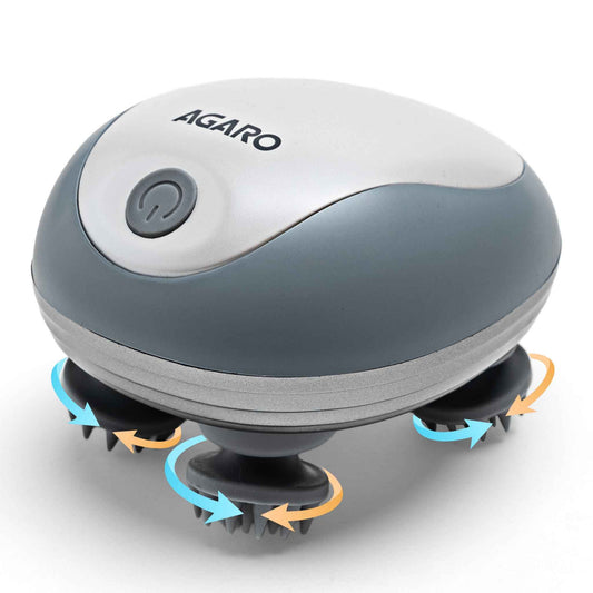 AGARO Scalp Massager, Rechargeable Electric Head Kneading Massager with 3 Speed Modes (1 pc)