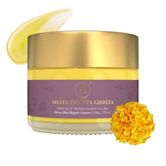 Adhyay Shata Dhauta Ghrita Skin Repairing Moisturizing Ghee Cream (40 g)