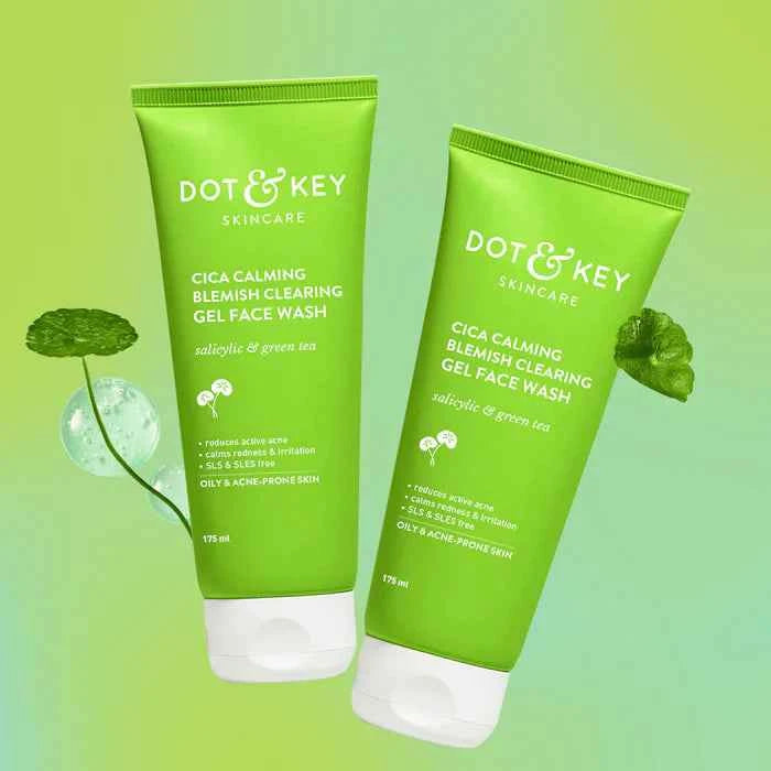 Cica + Salicylic Gel Face Wash - Pack of 2 175 ML