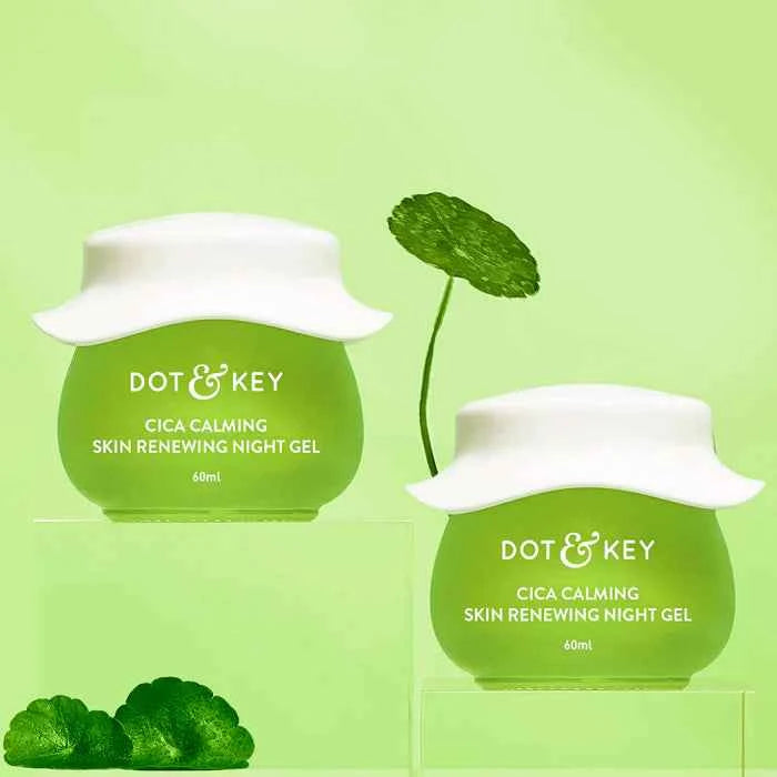 Cica & Niacinamide Night Gel, Pack of 2 60ML