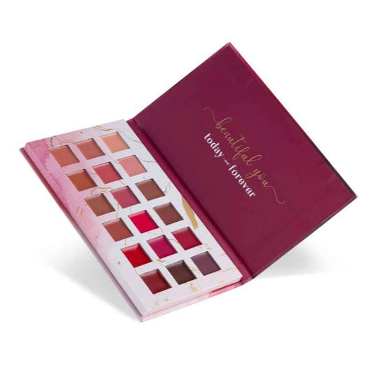 Aflairza Velvet Luxe 18-Shade Lip Palette (45g)