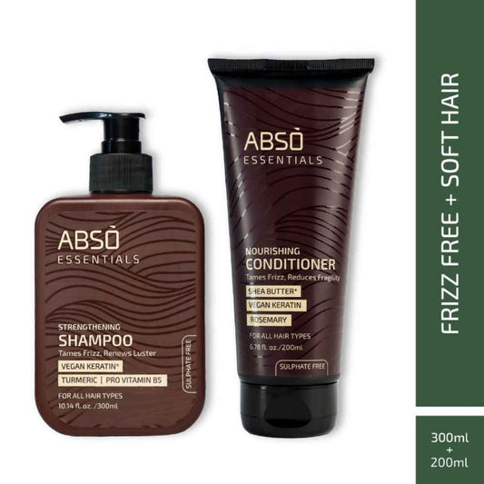 ABSO Essentials Hair Care Kit - Shampoo + Conditioner (500ml)