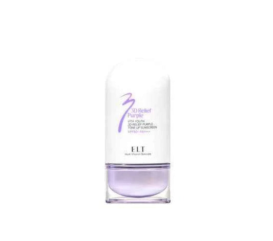 ELT Vita Youth 3D Relief Purple Tone Up Sunscreen SPF50 PA++++ 50ml