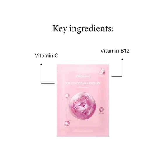 JM Solution Pure Fish Collagen Pink Mask 30ml