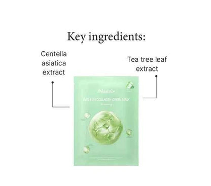 JM Solution Pure Fish Collagen Green Mask 30ml