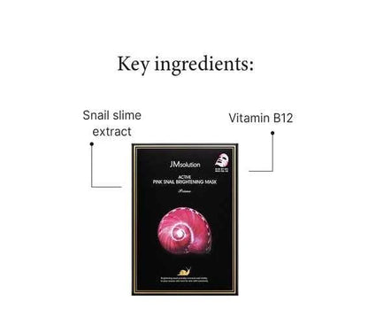 JM Solution Active Pink Snail Brightening Mask 30ml