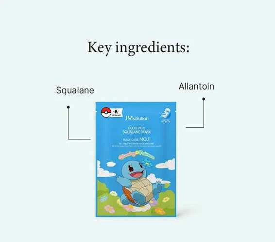 JM Solution x Pokémon Deco Pick Squalane Mask (Limited Edition)