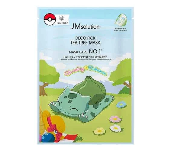 JM Solution x Pokémon Deco Pick Tea Tree Mask (Limited Edition)