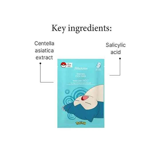 JM Solution Moa Seal Cica Mask — Snorlax Limited Edition