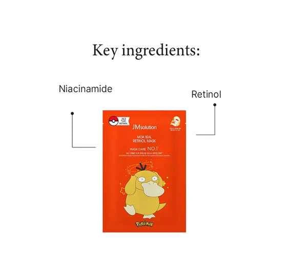 JM Solution x Pokémon Moa Seal Retinol Mask (Limited Edition)