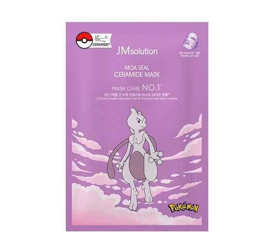 JM Solution x Pokémon Moa Seal Ceramide Mask — Mewtwo Limited Edition