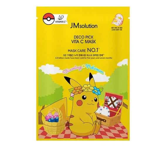 JM Solution x Pokémon Deco Pick Vita C Mask — Pikachu Edition 30ml