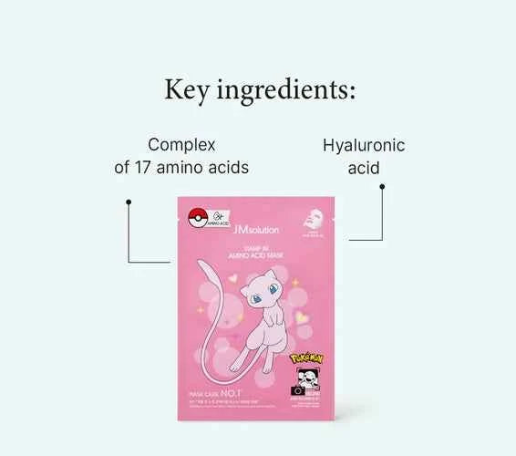 JMsolution x Pokémon Stamp-In Amino Acid Mask – Limited Edition