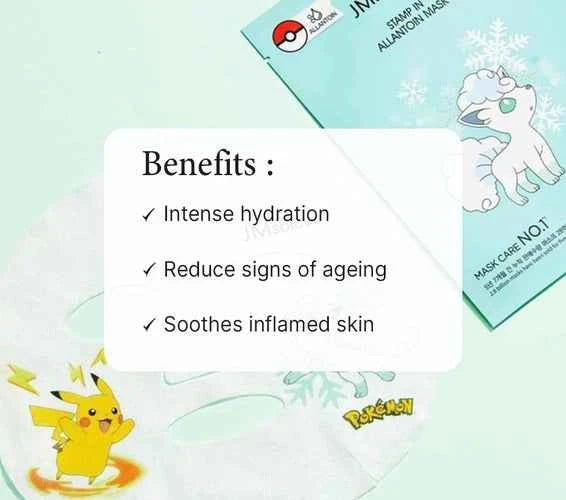 JMsolution x Pokémon Stamp-In Allantoin Mask – Limited Edition