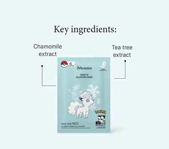 JMsolution x Pokémon Stamp-In Allantoin Mask – Limited Edition