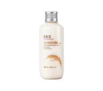 The Face Shop Rice & Ceramide Moisturizing Emulsion (150ml) | Brightening Rice Extract + Ceramide Barrier Care | Lightweight Daily