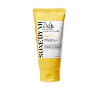 SOME BY MI Yuja Niacin Brightening All-in-one Cleanser (100ml) | Low pH Brightening Cleanser with 11% Yuja + Niacinamide | For Dull, Uneven & Tired