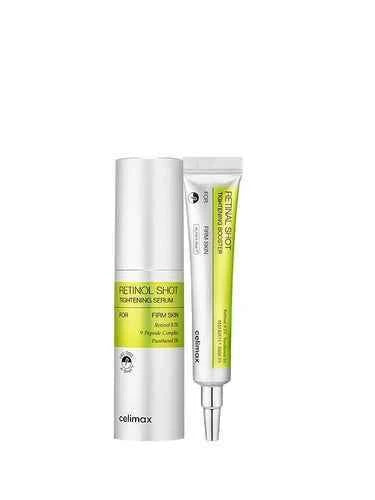 CELIMAX Retinol + Retinal Shot Duo | 0.1% Retinol + 0.1% Retinal + Peptides | The Ultimate Anti-Aging Night Treatment