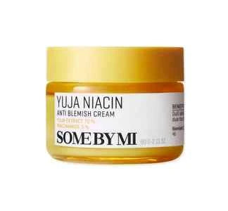 SOME BY MI Yuja Niacin Anti-blemish Cream (60g) | Brightening Cream with Yuja + Niacinamide | For Dark Spots + Targeted Blemish Care