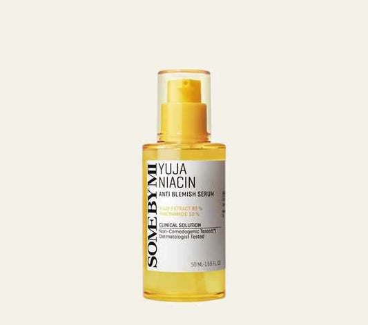 SOME BY MI Yuja Niacin Anti-Blemish Serum (50ml) | Brightening Serum with 82% Yuja + 5% Niacinamide | For Dark Spots, Blemishes & Uneven Skin Tone