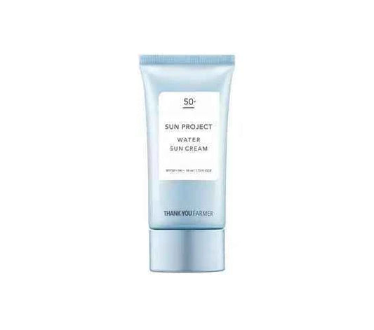 Thank You Farmer Sun Project Water Sun Cream (50ml) | Moisturizing Daily SPF 50+ PA +++ | UV Protection With Fresh Watery Finish